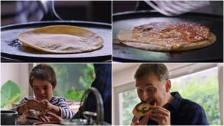 Let's make the crispy open-faced quesadilla from <i>Somebody Feed Phil</i>